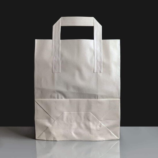 TA/KMW - White Medium Handled Paper Bags TA/KMW - White Medium Handled Paper Bags