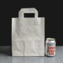 TA/KMW - White Medium Handled Paper Bags