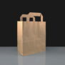 TA/KS - Small Handled Paper Bags - Brown 