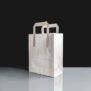 TA/KSW - White Small Handled Paper Bag