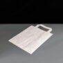 White Small Handled Paper Bag - Flat