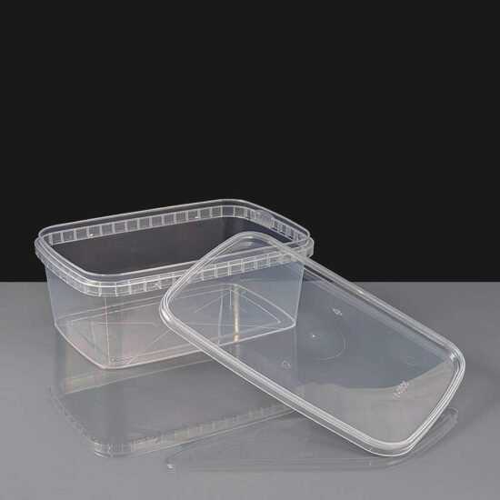 1200ml Rectangular Tamper Evident Container and Lid 1200ml Rectangular Tamper Evident Container and Lid