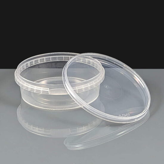 250ml Clear 122mm Diameter Tamperproof Container - Without Lid 250ml Clear 122mm Diameter Tamperproof Container - Without Lid