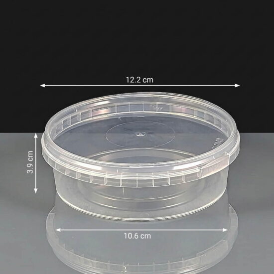 250ml Tamper Evident Container and Lid 250ml Round Tamperproof Container and Lid