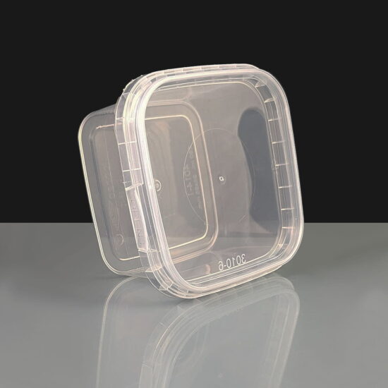 280ml Square Tamper Evident Container and Lid 280ml Square Tamper Evident Container and Lid