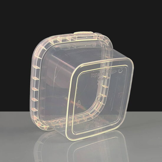280ml Square Tamper Evident Container and Lid 280ml Square Tamper Evident Container and Lid