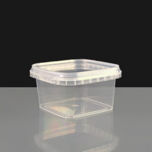280ml Square Tamper Evident Container and Lid