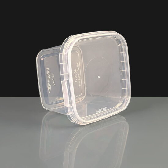360ml Square Tamper Evident Container and Lid 360ml Square Tamper Evident Container and Lid