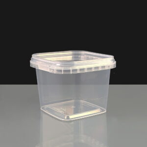 360ml Square Tamper Evident Container and Lid