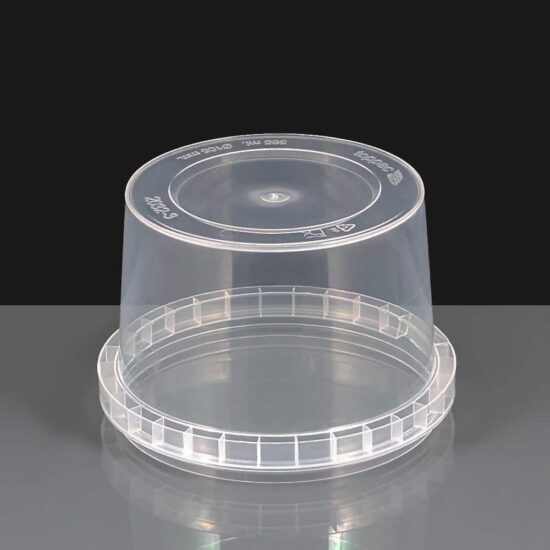 365ml Clear 97mm Diameter Tamperproof Container and Lid 365ml Clear 97mm Diameter Tamperproof Container and Lid
