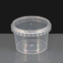 365ml Clear 97mm Diameter Tamperproof Container and Lid