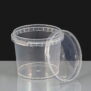 375ml Clear 97mm Diameter Tamperproof Container and Lid
