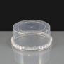 400ml Clear 122mm Diameter Tamperproof Container and Lid