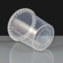 440ml Clear 97mm Diameter Tamperproof Container and Lid 