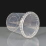 440ml Clear 97mm Diameter Tamperproof Container and Lid 