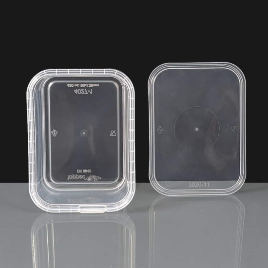 Rectangular 480ml clear tamperproof container base Rectangular 480ml clear tamperproof container base