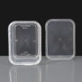 Rectangular 480ml clear tamperproof container base