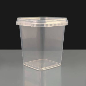 520ml Square Tamper Evident Container and Lid
