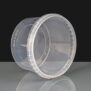 565ml Clear 122mm Diameter Tamperproof Container and lid