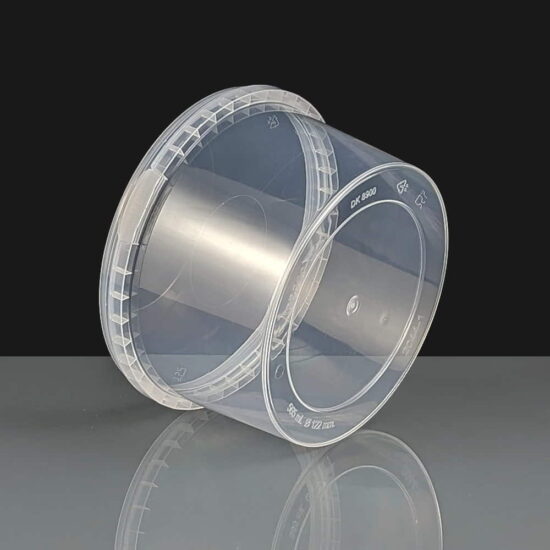 565ml Clear 122mm Diameter Tamperproof Container and lid 565ml Clear 122mm Diameter Tamperproof Container and lid