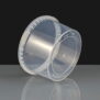 565ml Clear 122mm Diameter Tamperproof Container and lid