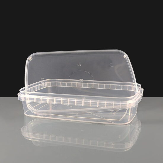 600ml rectangular tamperproof container and lid 600ml rectangular tamperproof container