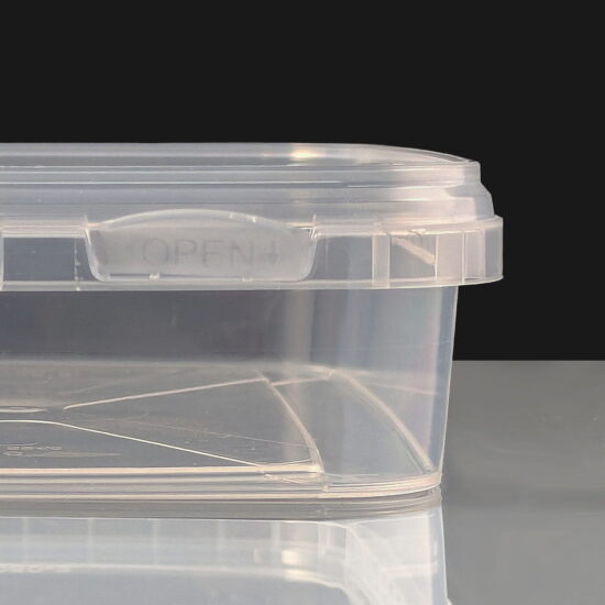 600ml rectangular tamperproof container and lid 600ml rectangular tamperproof container