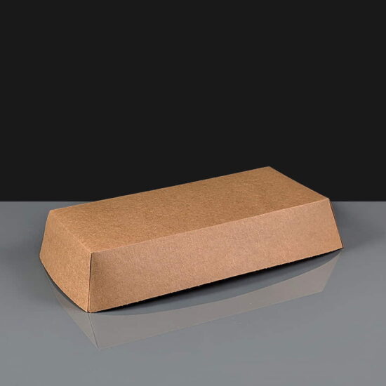 Rectagular Kraft Food Tray - 250 x 150 x 45mm Rectagular Kraft Food Tray - 250 x 150 x 45mm