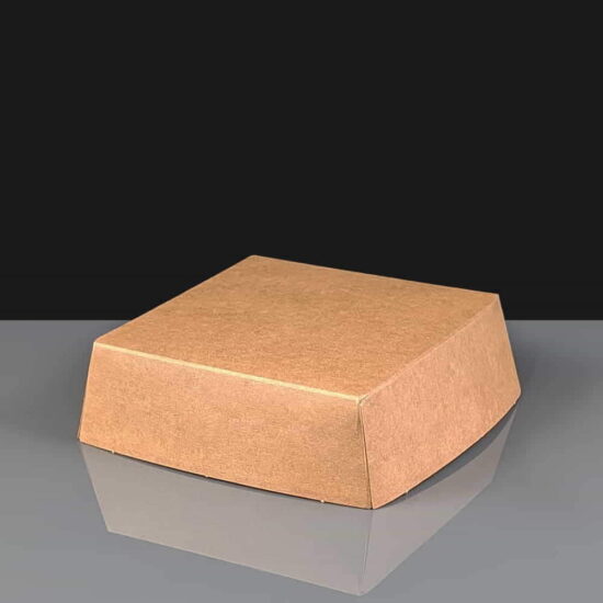 Square Kraft Card Food Tray Square Kraft Card Food Tray