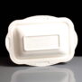 Bagasse tray with optional lid
