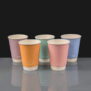 Vegware 8oz feel good coloured paper cups