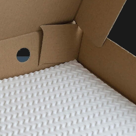 12" Bleached Kraft Corrugated Pizza Liner 12" Bleached Kraft Corrugated Pizza Liner