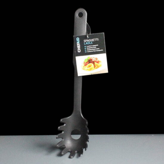 Chef Aid 10E06606 Black Spaghetti Ladle Up Chef Aid 10E06606 Black Spaghetti Ladle Up