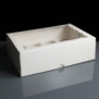 White 12 Cavity Mini Cupcake Boxes Film Window 