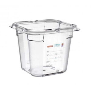 GN1/6 Airtight Polycarbonate Food Storage Container 2150ml | Sale