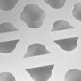White 24 Cavity Mini Cupcake Boxes Film Window (100)