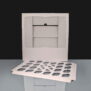 White 24 Cavity Mini Cupcake Boxes Film Window (100)
