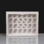 White 24 Cavity Mini Cupcake Boxes Film Window (100)