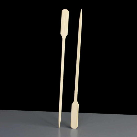 Wooden Bamboo Paddle Skewer 150mm Wooden Bamboo Paddle Skewer 150mm