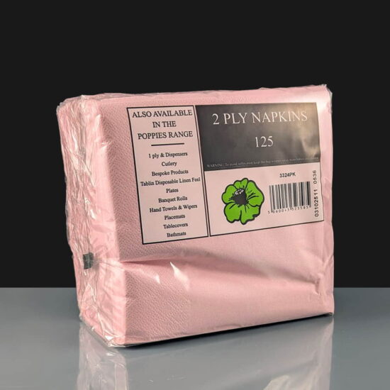 2ply Baby Pink Paper Napkin 2ply Pink Paper Napkin