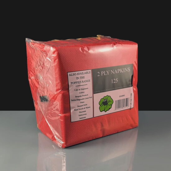 2ply Red Paper Serviette Red 2ply Paper Napkin