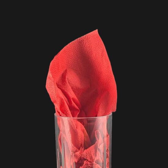2ply Red Paper Serviette Red 2ply Paper Napkin