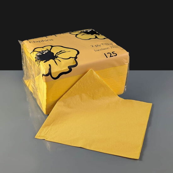 2ply Yellow Paper Napkin 2pl Yellow Napkin