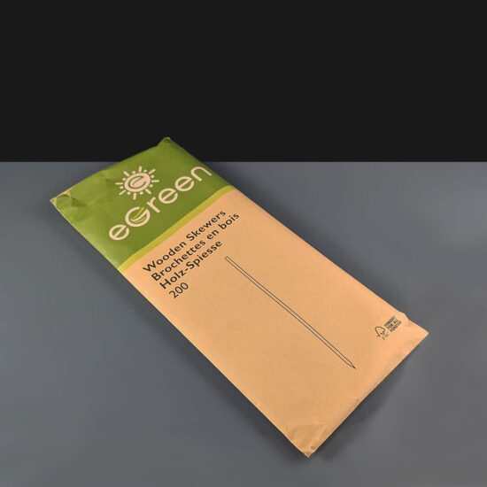 337W 10in Kebab Skewer 250mm Wooden Kebab Skewer