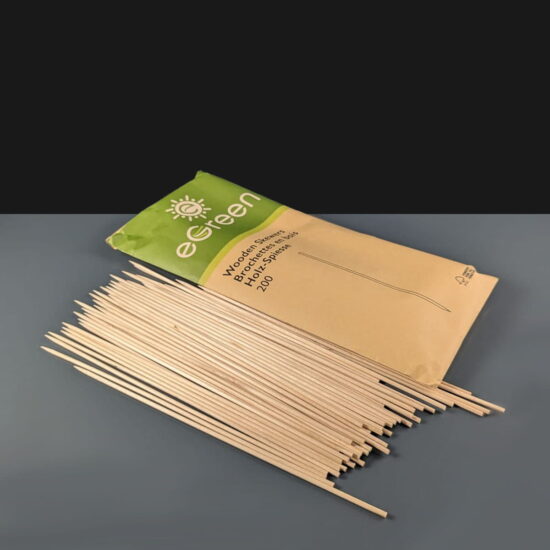 337W 10in Kebab Skewer 250mm Wooden Kebab Skewer
