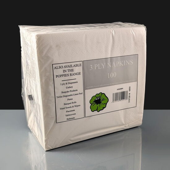 White 3ply Paper Napkin 40cm White 3ply Napkin