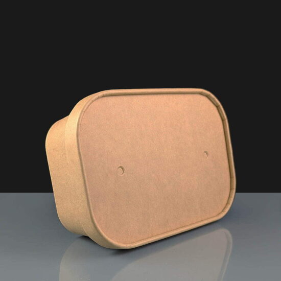 Kraft Lid for Kraft Rectangular Salad Bowls Kraft Lid for Kraft Rectangular Salad Bowls