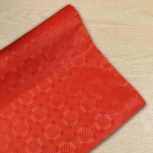 Red Paper Banquet Roll - 1.14m x 25m