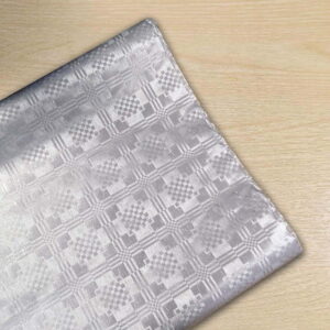 Silver Paper Banquet Roll - 1.14m x 5m