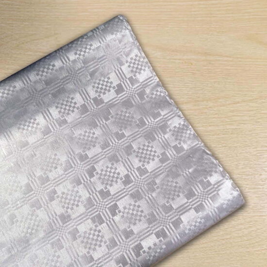 Silver Paper Banquet Roll - 1.14m x 5m